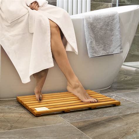 duckboard bath mat